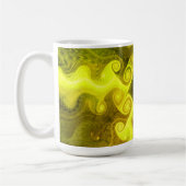 Frische Farben Fraktal Kunst Kaffeetasse (Links)