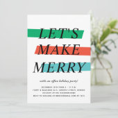 Frische Farben Highlights Feiertag Einladung (Stehend Vorderseite)