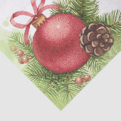 Frische Farben Roter Ball Weihnachten Seidenpapier (Ausschnitt)