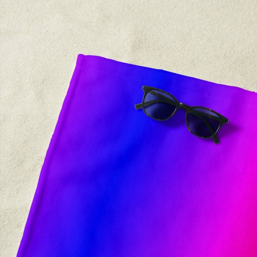 Frische Farben Strandtuch Neonfarbenes Design (Beispiel)