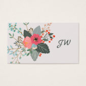 Frische farbige Blume Bouquet-Vorlage (Vorderseite)