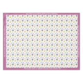 Frische Farbpalme tropisches Muster Tischdecke (Vorderseite (Horizontal))