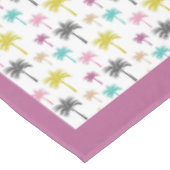 Frische Farbpalme tropisches Muster Tischdecke (Schrägansicht)