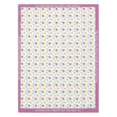 Frische Farbpalme tropisches Muster Tischdecke (Vorderseite)