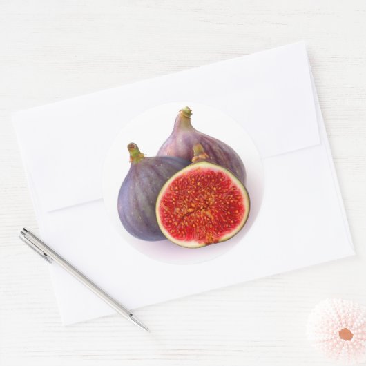 Frische Feigen Runder Aufkleber (Umschlag)