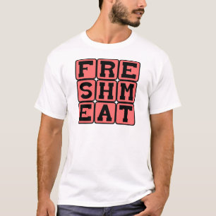 Frische Fleisch, rohes Rindfleisch T-Shirt