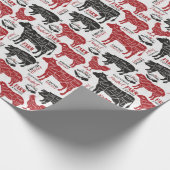 Frische Fleischmuster Geschenkpapier (Ecke)