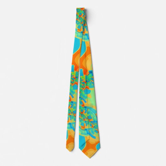 frische Formen - abstrakte Krawatte (Rückseite)