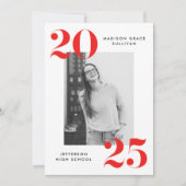 Frische Foto-Graduationspartei 2023 Einladung (Vorderseite)