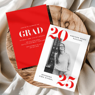 Frische Foto-Graduationspartei 2023 Einladung