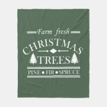 Frische, frohe Weihnachtsbäume