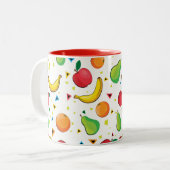 Frische Frucht-Spaß-Druck-Tasse Zweifarbige Tasse (Vorderseite Links)