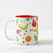Frische Frucht-Spaß-Druck-Tasse Zweifarbige Tasse (Links)