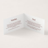 Frische Frucht-Zuhause-eingemachte Waren u. Visitenkarten (Innenseite)