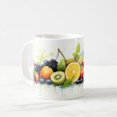 Frische Früchte auf Ihrer Tasse (Vorderseite Links)