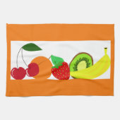 Frische Früchte im Sommer Geschirrtuch (Horizontal)