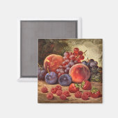 Frische Früchte noch Leben. Magnet (Vorderseite/Rückseite)