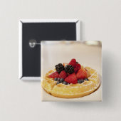 Frische Fruchtwaffel Button (Vorne & Hinten)
