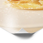 Frische Fruchtwaffel Fotodruck (Ecke)