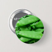 Frische Frühlings-Erbsen Button (Vorne & Hinten)