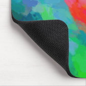 Frische Frühlingsblumen Abstrakte Kunst Mousepad (Ecke)