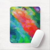 Frische Frühlingsblumen Abstrakte Kunst Mousepad (Mit Mouse)