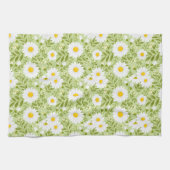 Frische Frühlingsgänseblümchen-Vektor-Kunst Geschirrtuch (Horizontal)