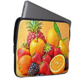 Frische Fülle: Lebendiges Frucht Erntes Design  Laptopschutzhülle (Vorne Rechts)