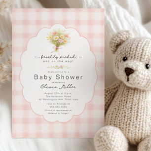 Frische Garten-Baby-Party Einladung