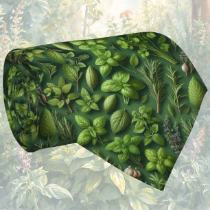 Frische Gartenkräuter Foodie-Küchenkrawatte Krawatte