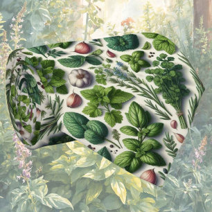 Frische Gartenkräuter Foodie-Küchenkrawatte Krawatte