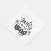 Frische gebrühte Kaffee Serviette (Ecke)