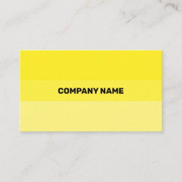 Frische gelbe zeitgenössische Transparenz Visitenkarte