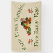 Frische Gemüse- & Eierbanner Banner (Vertikal)