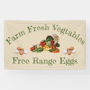 Frische Gemüse- & Eierbanner Banner
