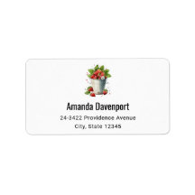 Frische gepickte Erdbeeren in einer Eimeradresse