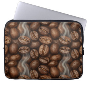 Frische geröstete Kaffeebohnen-Dampf-Aroma Laptopschutzhülle