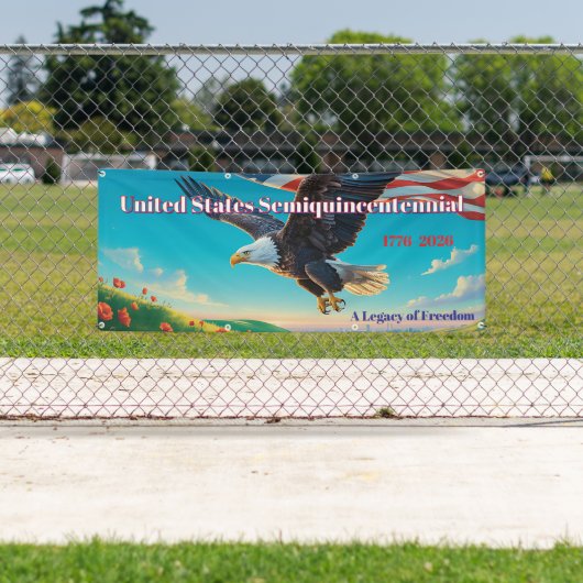 Frische Geschichte der Freiheit US-Banner zum 250. Banner (Insitu)