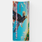 Frische Geschichte der Freiheit US-Banner zum 250. Banner (Vertikal)