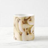 Frische geschnittene Pilze Kaffeetasse (Mittel)