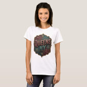 Frische Gold QUEENS NY T-Shirt (Vorne ganz)