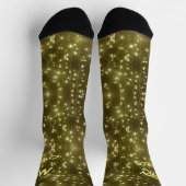 Frische goldene Lichter Weihnachtskruste. Crew Soc Socken (Oben)