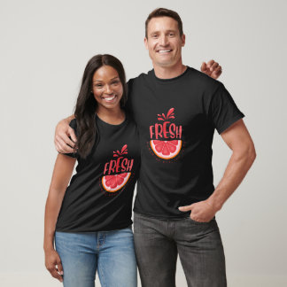 Frische Grapefruit-Saft Grafik T-Shirt