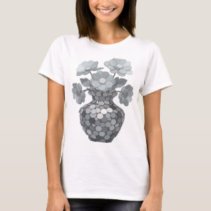 Frische graue ABSTRACT ART Grafikdesign T-Shirt