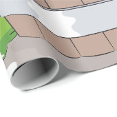 Frische grüne Apfelernte Barrel Granny Smith Geschenkpapier (Rolleneckpunkt)