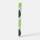 Frische grüne Blattmuster-Handyhülle iPhone 15 Hülle (Rechte Seite)