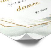 Frische grüne Eukalyptus Gold Vertrauen Sie mir ta Poster (Ecke)