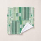 Frische grüne Frische Badhandtuch Set (Waschlappen)
