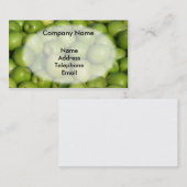 Frische grüne Jujube oder chinesische rote Daten Visitenkarte (Vorne/Hinten)