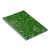 Frische grüne Marmornotebook Notizblock (Rechte Seite)